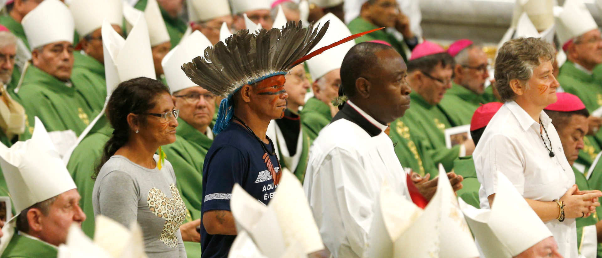 Gottesdienst an der Amazonas-Synode, 2019