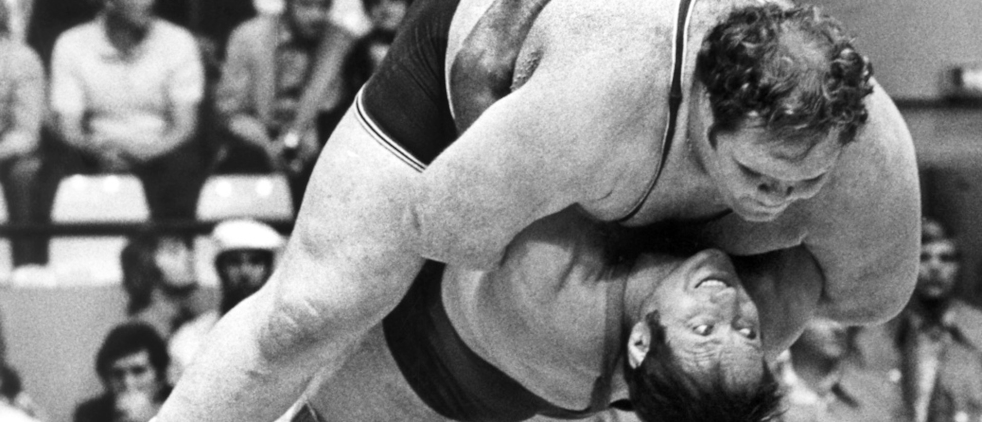 Ein besonderer olympischer Moment in München 1972: "David" alias Wilfried Dietrich besiegt "Goliath", den 200 Kilogramm  schweren US-Amerikaner Chris Taylor.